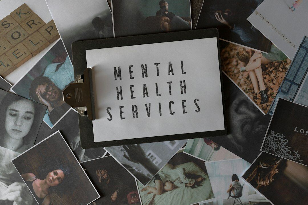 person talking about mental health